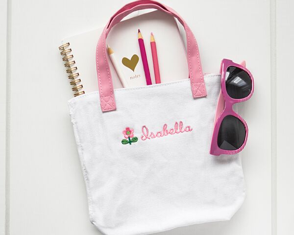 Logo Embroidered Tote Bags