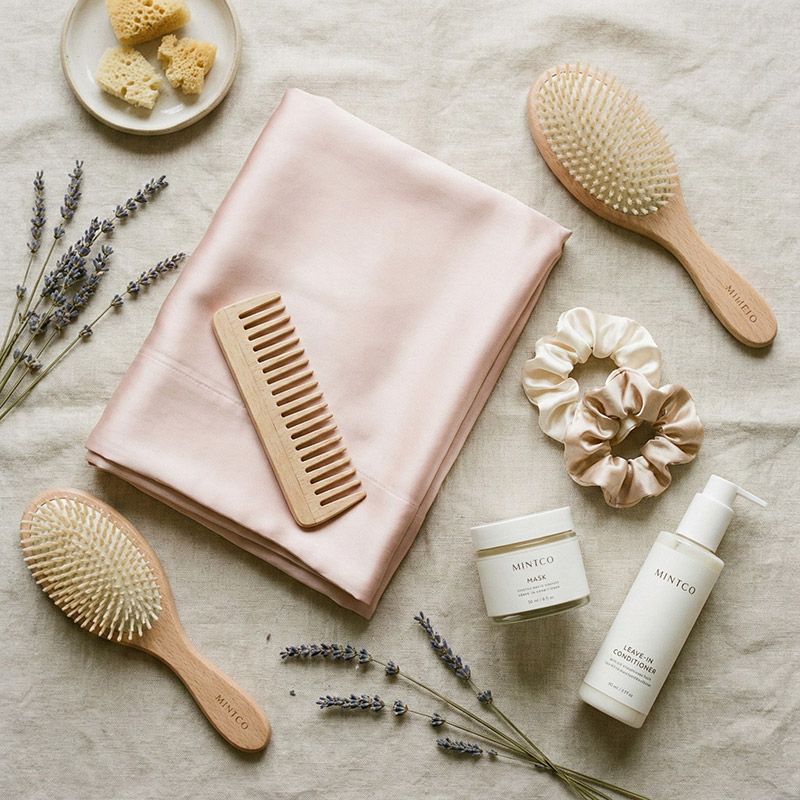Gentle hair care tools to minimize breakage during shedding