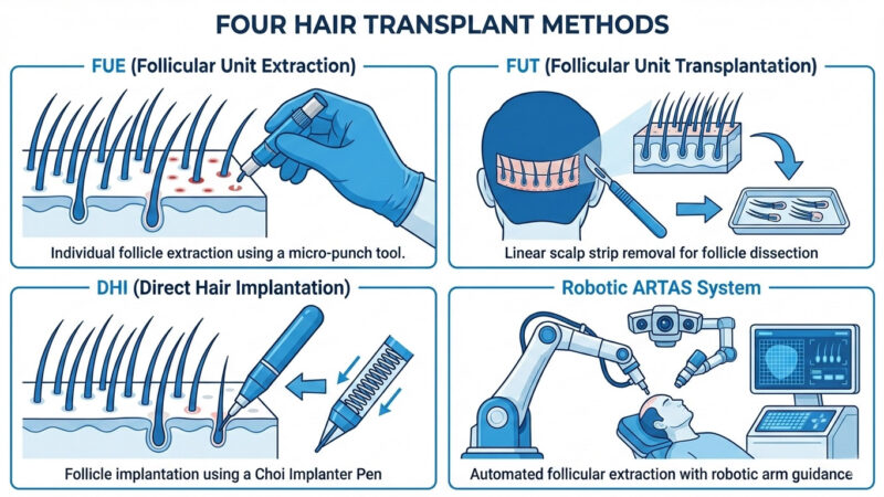 FUE vs FUT Hair Transplant: Which Method Is Right for You?