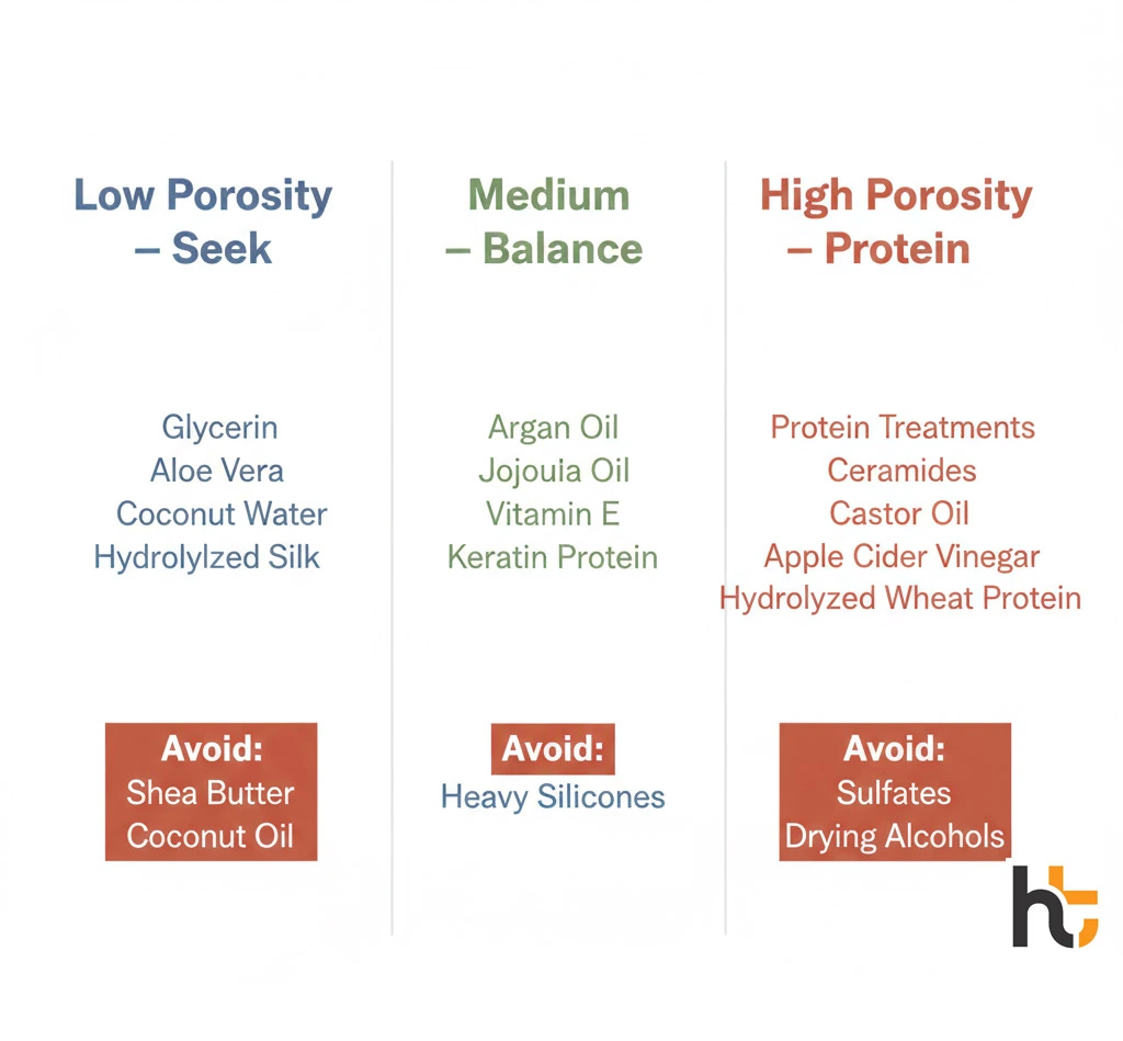 Best hair products guide to reading ingredient labels — good and bad ingredients by porosity type