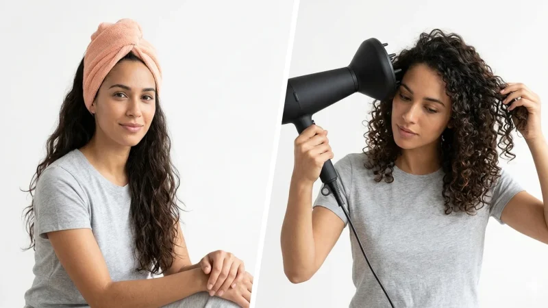 Air Drying vs Blow Drying Hair: Which Causes Less Damage? (Science Comparison)