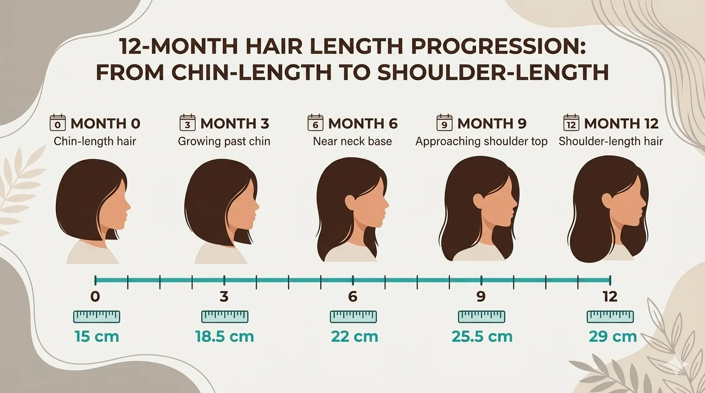 Hair Growth Timeline: Realistic Expectations Month by Month (With Science)