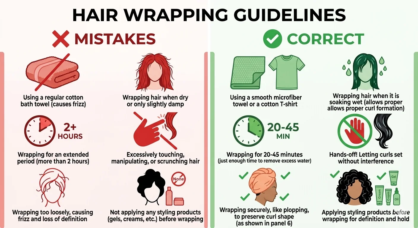 Hair plopping Pinterest guide complete step-by-step for perfect curls