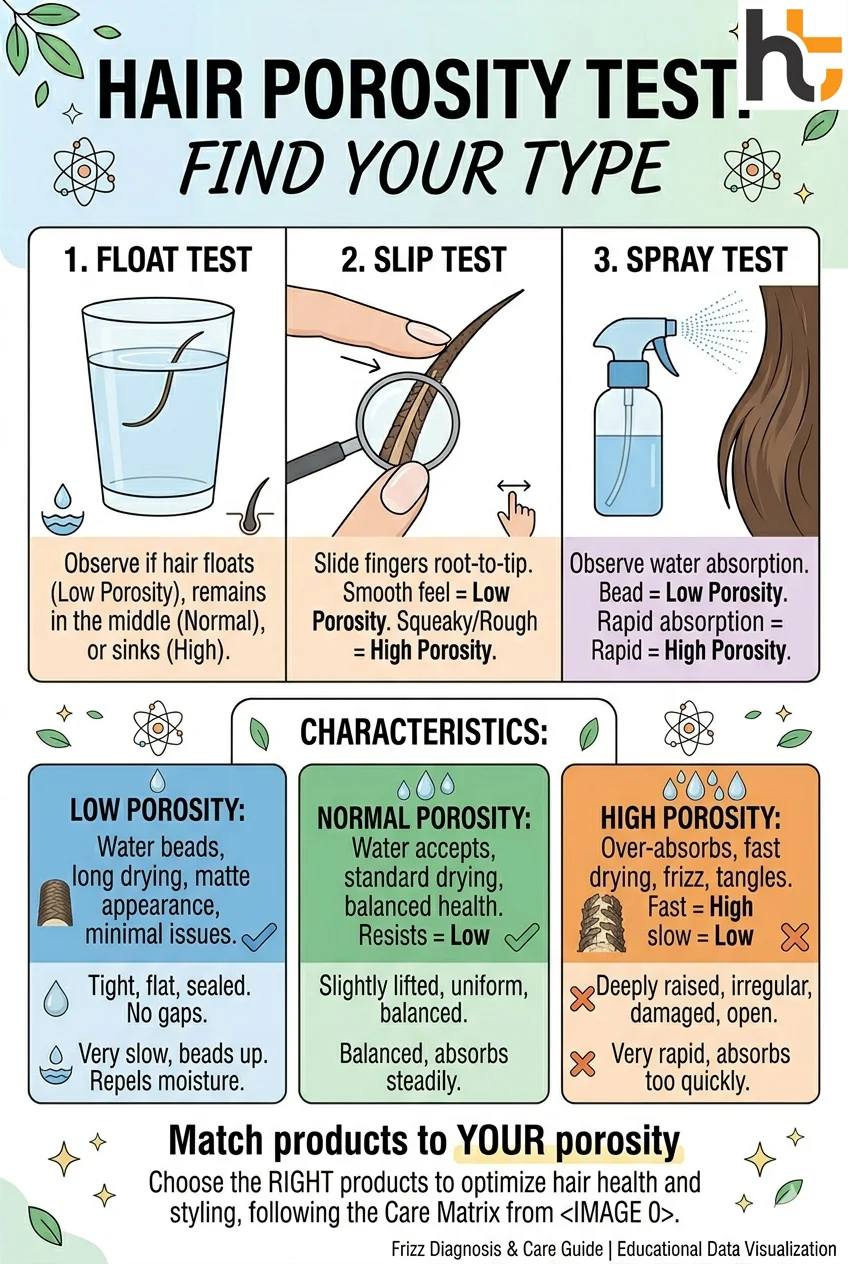 Hair porosity test Pinterest guide 5 methods to identify your type