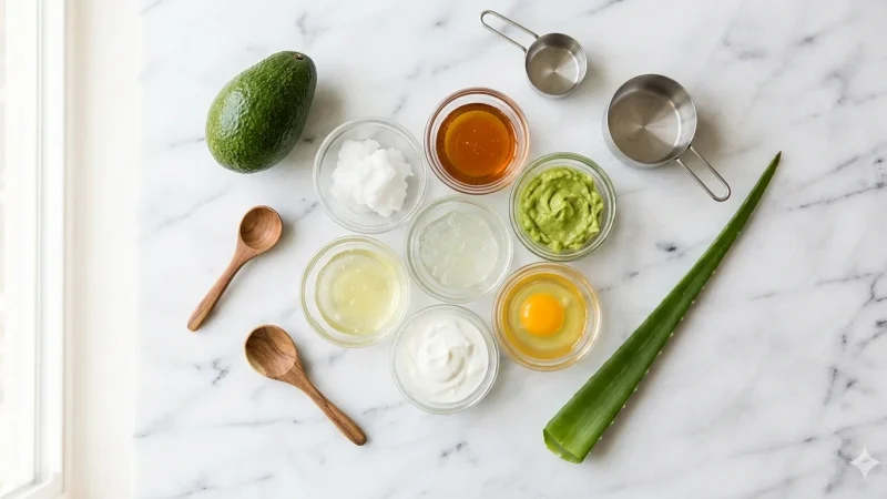 Overnight Hair Masks: 8 DIY Recipes That Work (And When to Use Each)