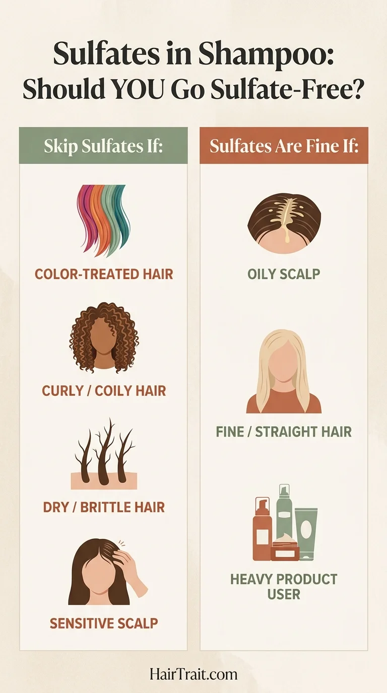 Sulfates in shampoo Pinterest guide — who should avoid sulfates and who can use them safely